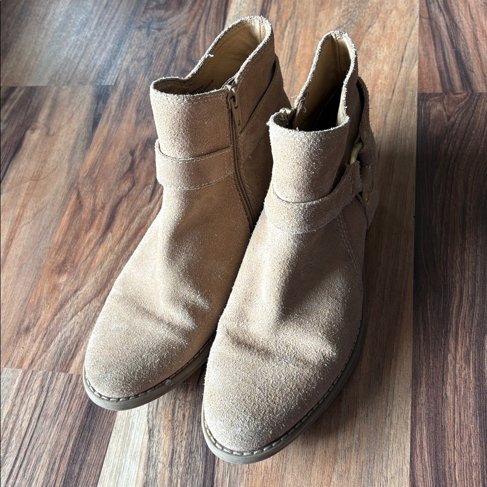 House of Harlow Beachwood Leather Suede Booties - Picture 2 of 7